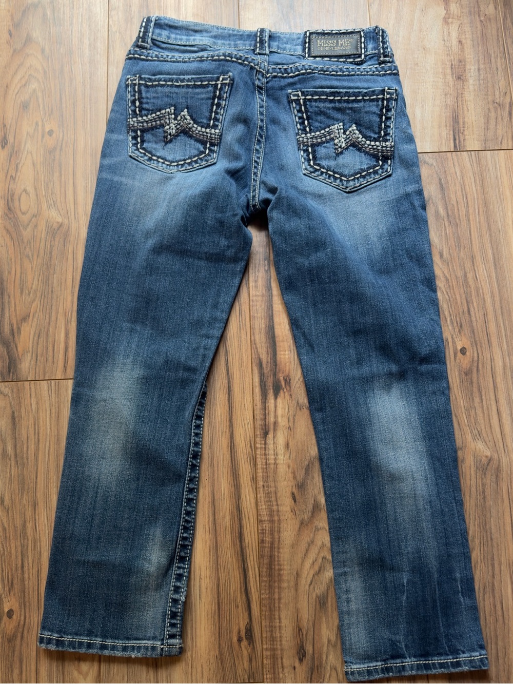 Miss Me Women's Hoyfriend Capris Straight Leg Jeans Size 27
